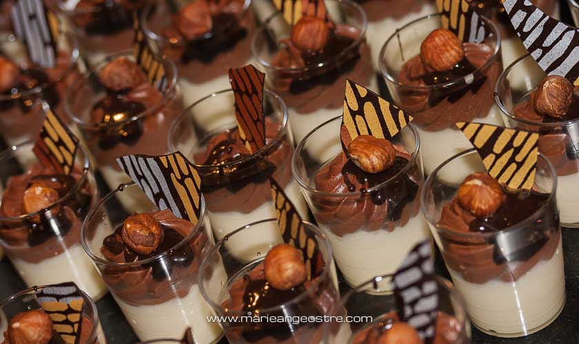 Travail île Maurice, desserts de l'hôtel Belle Mare Plage