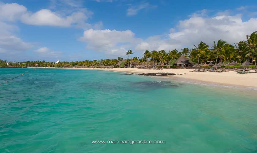 île Maurice, lagon de l'hôtel Belle Mare Plage