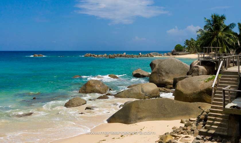 Seychelles, plage hôtel Bliss (Mahé)