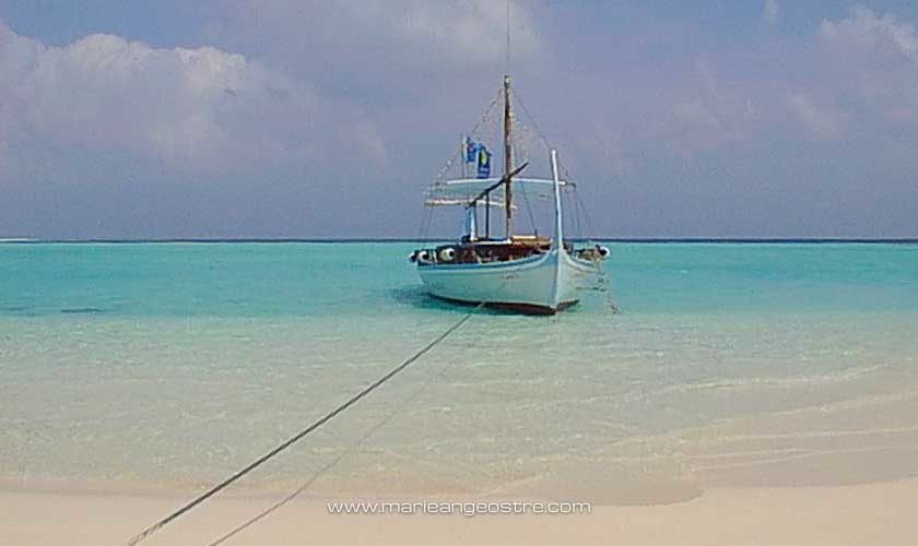 Maldives, lagon de Vavvaru
