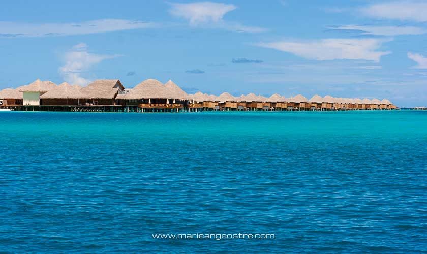 Maldives, water villas du Halaveli Resort