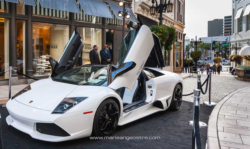 Los Angeles, Lamborghini à Rodeo Drive