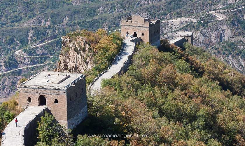 Chine, tours de guet sur la Grande Muraille, Simatai © Marie-Ange Ostré