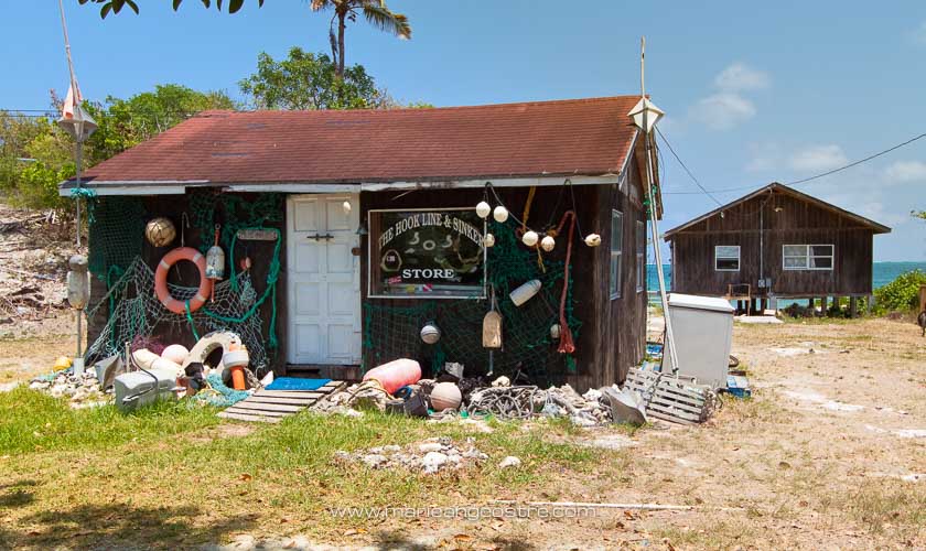 Bahamas, maisons sur l’île d’Andros © Marie-Ange Ostré