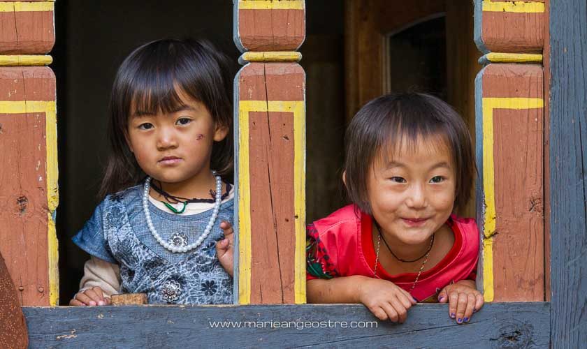 Bhoutan, fillettes © Marie-Ange Ostré