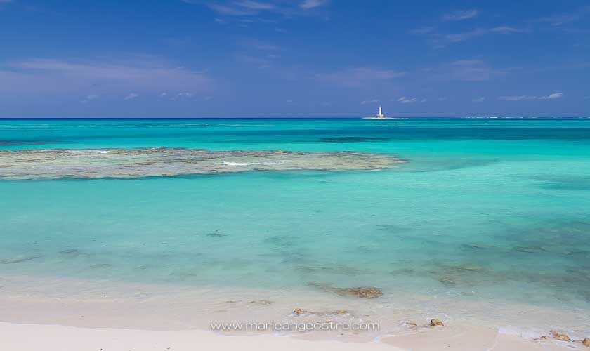 Bahamas, phare et lagon Crooked Island